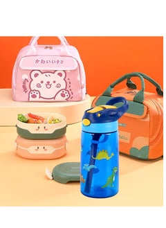 ORiTi Kids Water Bottle Leakproof free Plastic Water Bottle for Kids with Straw Spill Drinking Bottle for School, Travel Picnic Reusable Baby Water Bottle, Toddler Cup Indoor Outdoor Child  - Image 4