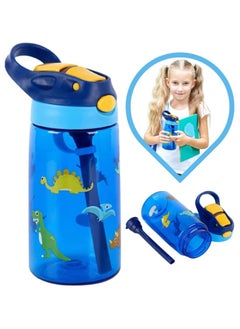 ORiTi Kids Water Bottle Leakproof free Plastic Water Bottle for Kids with Straw Spill Drinking Bottle for School, Travel Picnic Reusable Baby Water Bottle, Toddler Cup Indoor Outdoor Child  - Image 1