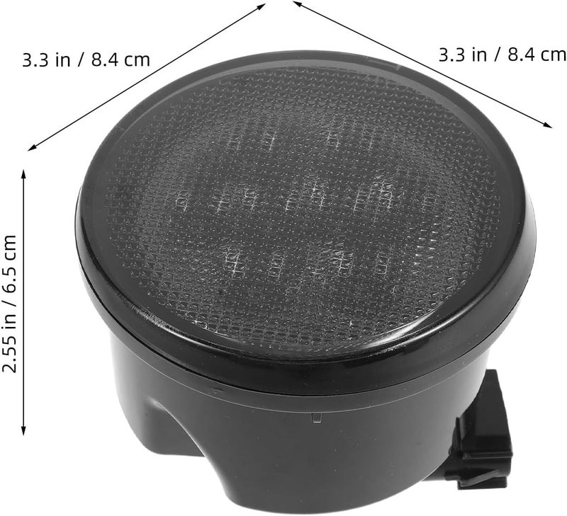 Turn Signal Light Compatible for Jeep - Automotive Side Amber LED Front Grill Indicator Parking Light, Weatherproof & - Image 2