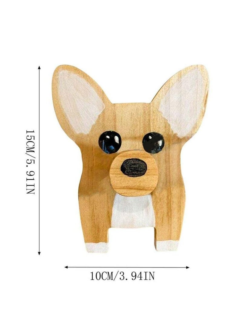 SYOSI - SYOSI Wooden Glasses Holder Stand, Creative Cute Eyeglass Holder Display Stand, Funny Pet Glasses Display Stand, Desk Accessory, Home Office Decor, Birthday Gift - Image 1