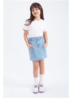 Girl Relax Fit Denim Skirt