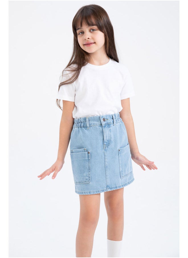 DeFacto - Girl Relax Fit Denim Skirt - Image 1