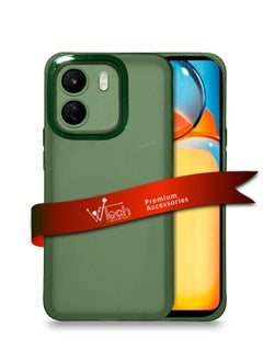 دبليو تيك حافظة لهاتف Xiaomi Redmi 13C 4G 2023 / Xiaomi Poco C65 4G 2023 زيتي من السيليكون الشفاف الناعم ورقيقة للغاية مطلية بالكهرباء  - Image 1