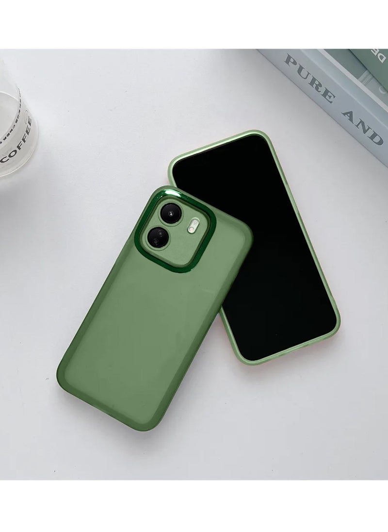 دبليو تيك حافظة لهاتف Xiaomi Redmi 13C 4G 2023 / Xiaomi Poco C65 4G 2023 زيتي من السيليكون الشفاف الناعم ورقيقة للغاية مطلية بالكهرباء  - Image 2