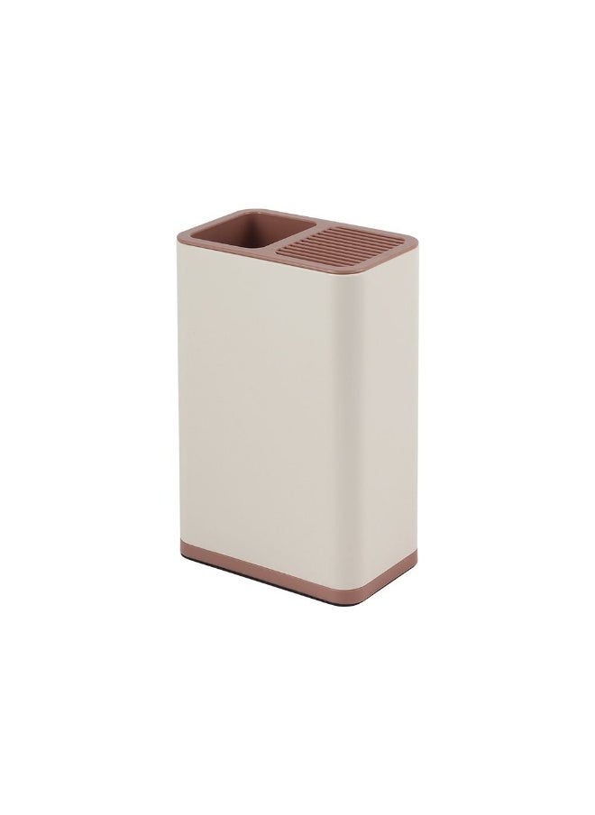 DANUBE HOME Danube Home Mocha Knife & Cutlery Holder 16 X 10 X 24 Cm | Abs Cutleries Stand | Durable Kitchen Utensils Accessories For Home Dining Kitchen - Multi Color  - Image 2