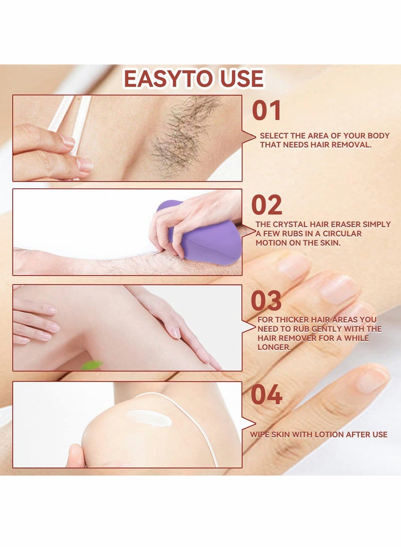 Bleame Crystal Hair Eraser, Effortless Hair Removal Tool for All, Painless and Effective Solution - Image 3