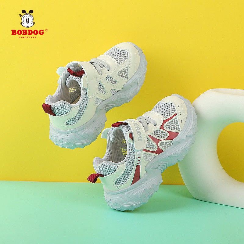 Babu Dou Boys' Sandals Summer Style Children'S Single Mesh Breathable Toddler Shoes Girls' Soft Sole Functional Mesh Shoes - Image 5
