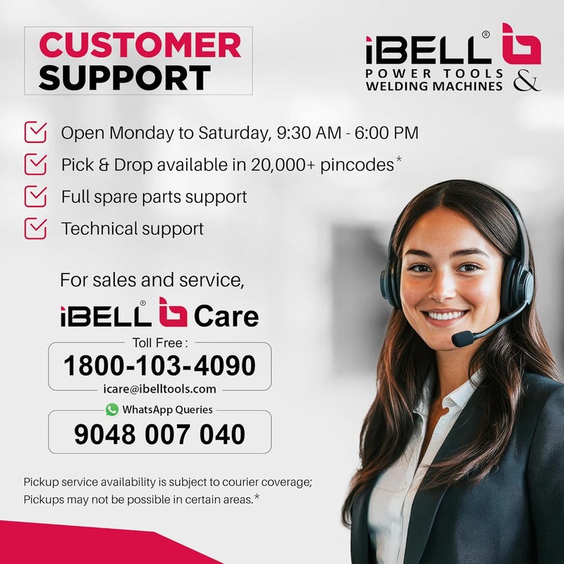 iBELL شاحن ثلاثي لبطاريات ليثيوم أيون من سلسلة One Power | شاحن بطارية 21V بـ 3 فتحات مع منفذ USB | شحن سريع 65W | خرج 3A | إدخال AC 100-240V~ 50/60Hz | شحن متسلسل ذو أولوية. - Image 4