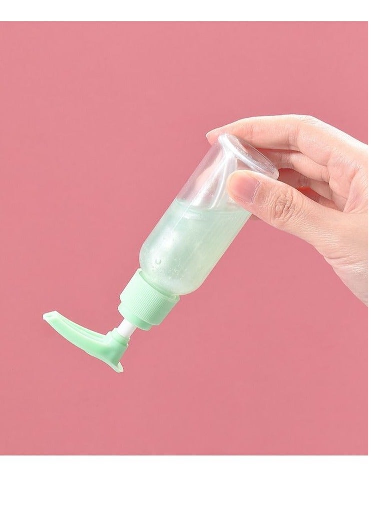 Travel Bottles Set | 2 spray bottles, 2 flip-cap bottles, 2 cream jars, and 1 pump bottle, all packed 1 - Free of BPA | Perfect For home, travel, business trip & daily life | Travel Gift Set of 7 - Image 5