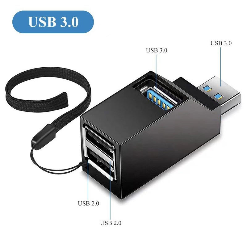 USB3.0HUB three-port in-line splitter extender computer mini portable 2.0 hub docking station - Image 1