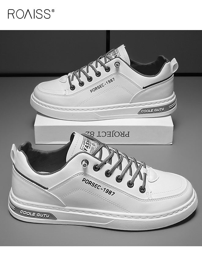 رويس أحذية أنيقة للرجال، أحذية منخفضة الرقبة، أحذية رياضية غير رسمية متعددة الاستخدامات للرجال، أحذية رياضية مريحة بنعال مانعة للانزلاق، مناسبة للارتداء اليومي والأنشطة الخارجية - Image 1