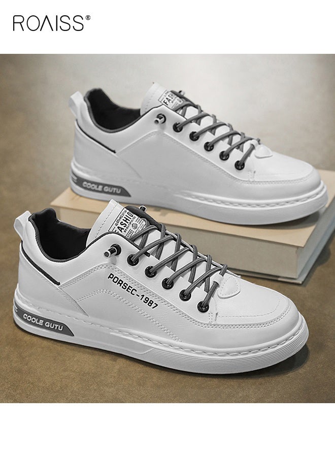رويس أحذية أنيقة للرجال، أحذية منخفضة الرقبة، أحذية رياضية غير رسمية متعددة الاستخدامات للرجال، أحذية رياضية مريحة بنعال مانعة للانزلاق، مناسبة للارتداء اليومي والأنشطة الخارجية - Image 2
