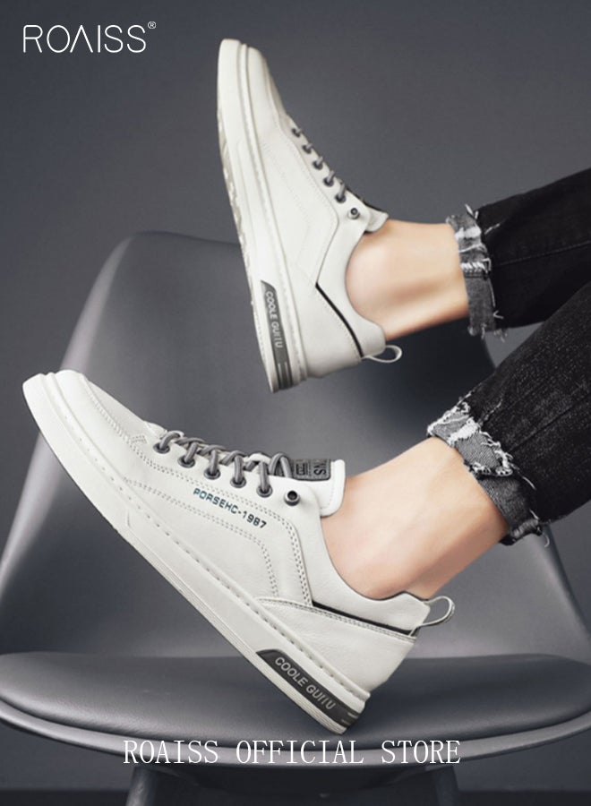 رويس أحذية أنيقة للرجال، أحذية منخفضة الرقبة، أحذية رياضية غير رسمية متعددة الاستخدامات للرجال، أحذية رياضية مريحة بنعال مانعة للانزلاق، مناسبة للارتداء اليومي والأنشطة الخارجية - Image 3