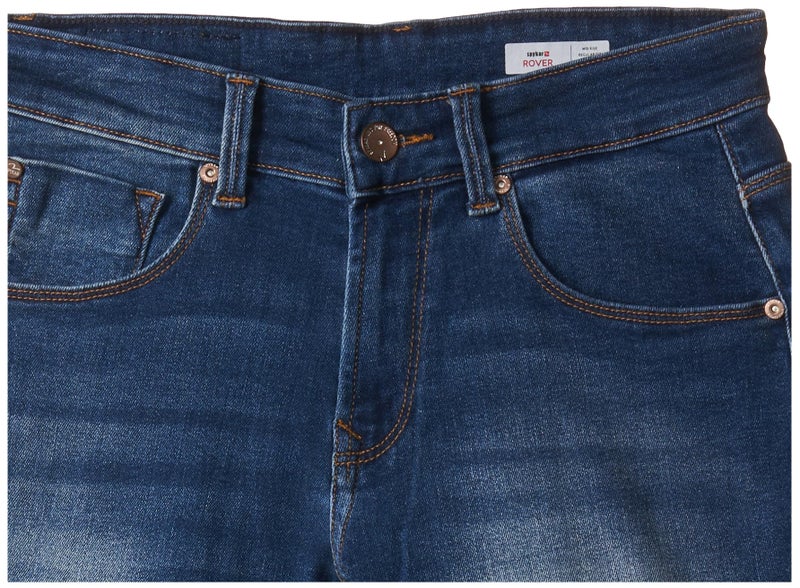 Spykar Men's Rover Regular Fit Mid-Rise Casual Jeans - Image 3
