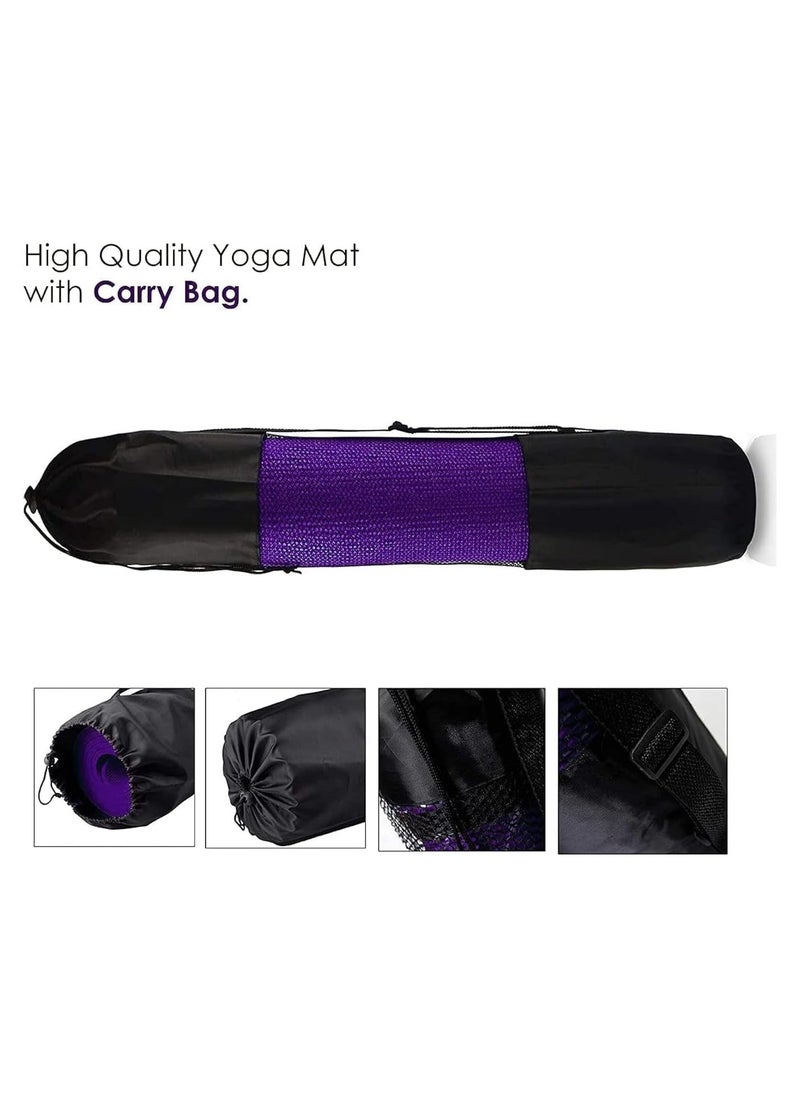 Ultimate Premium Non-Slip 6mm Yoga Mat with Attached Carrying Bag Ideal for High Intensity Interval Training, Pilates, Yoga and Many Other Home Exercises from QShop®️ - pzsku/Z0E6B933455D095F69D6CZ/45/_/1729510515/f0b592c8-cffc-4961-870b-7b61211e6cfc