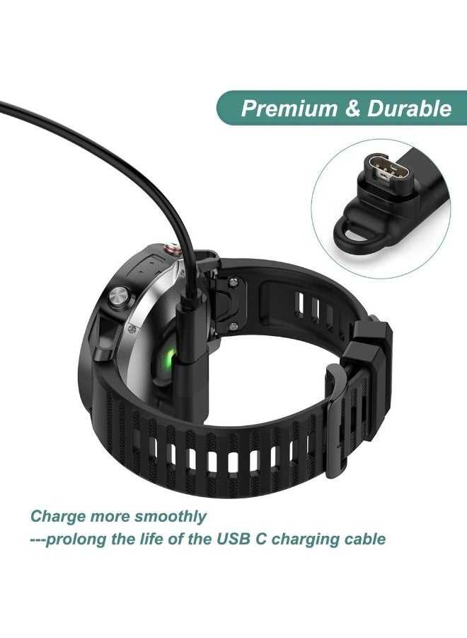 شاحن ساعة USB C محول كابل شحن محول لـ Garmin Fenix ​​7X 7S 7 Forerunner 45 55 245 Approach S10 S40 S42 S62 Vivoacitve 3 4 Instinct - Image 3