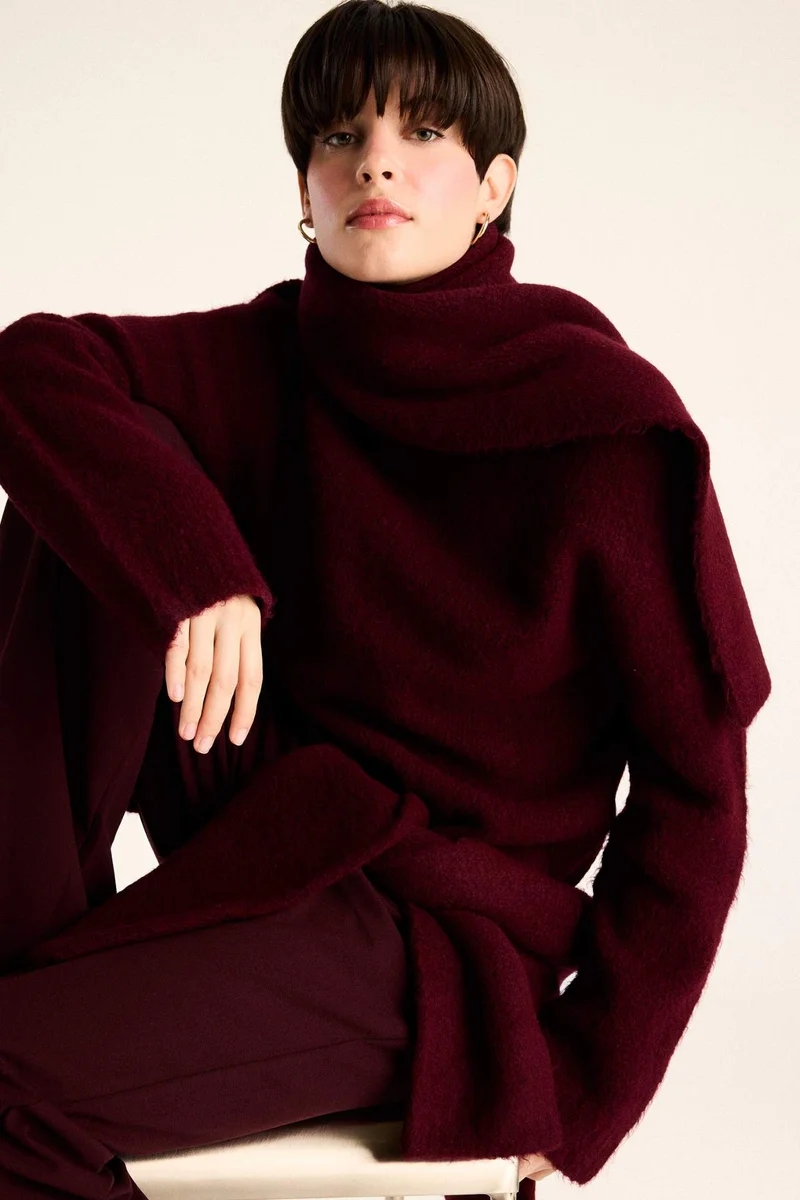 ديفاكتو Regular Fit Half Turtleneck Pullover