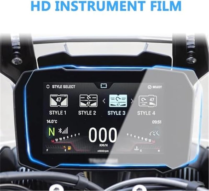 DEMULAX Motorcycle Dashboard Screen Protector for Triumph Tiger 900 - Image 4