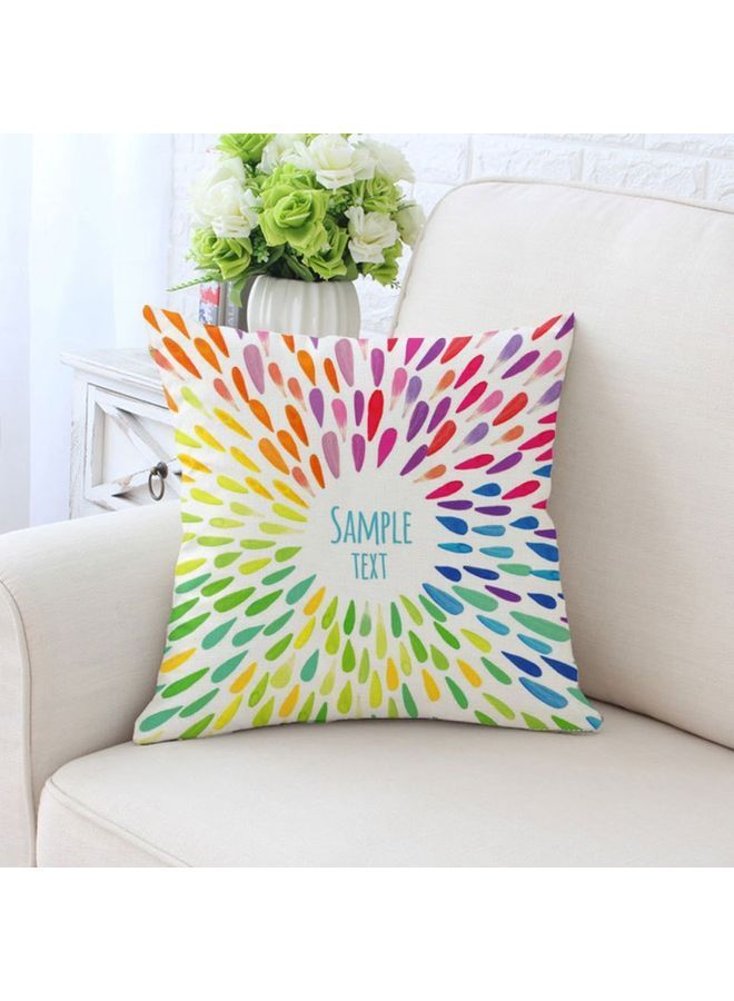 NIBEMINENT Printed Cushion Cover White