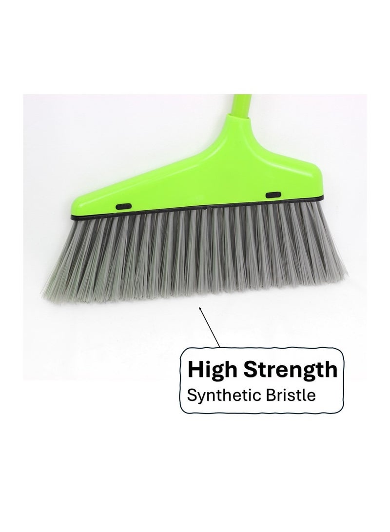 كلين and كير Clean and Care مجموعة مجرفة الغبار مع مكنسة بمقبض طويل أدوات التنظيف المنزلية للمطبخ المنزلي مكنسة قائمة لتنظيف الأرضيات بألوان متنوعة - Image 3