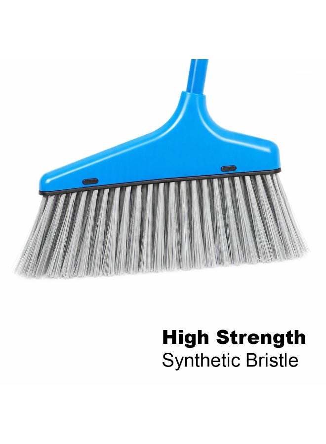 Clean and Care Dustpan with Broom Set Long Handle Household Cleaning tools Home Kitchen Stand up broom Sweeping Floor Assorted Color - Image 3