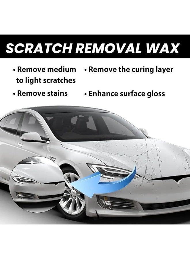evoc 4 pcs Car Scratch Remover Wax 100ml, Paint Scratch Repair Cream, Swirl Remover Polish, Car Body Scratch Repair Compound for Minor Scratches, Marks Removal, Paint Restoration and Shine Enhancement - Image 3