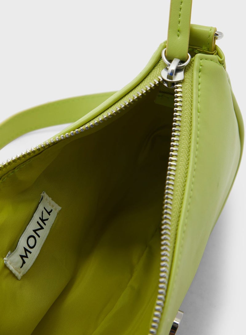 MONKI Zip Over Crossbody Bag - Image 5
