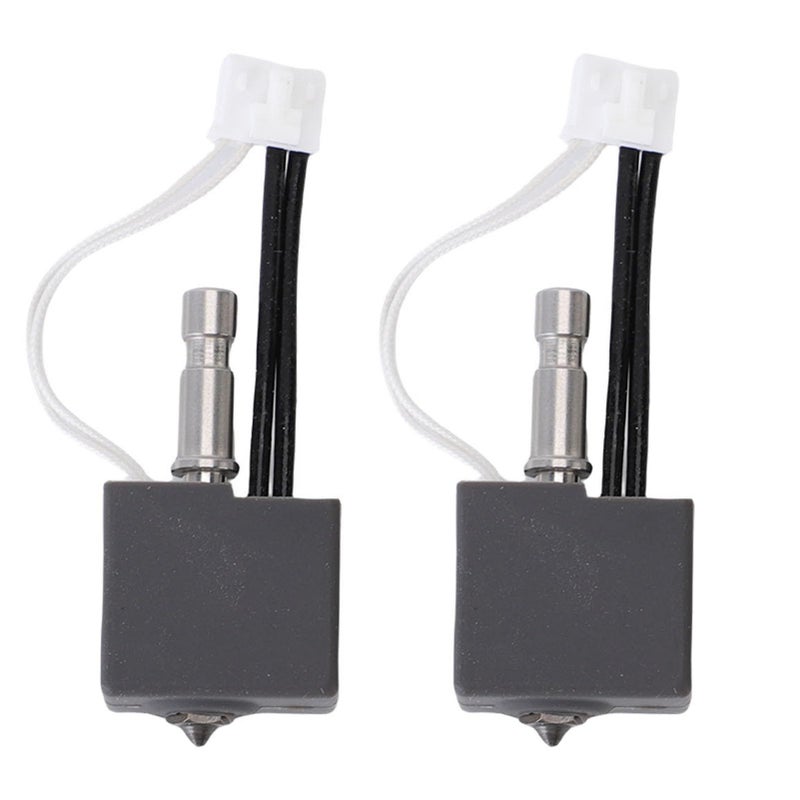 2Pcs 3D Printer Hot End Kit 200K Thermistor Hardened Steel Nozzle 600mm Per Second Hotend Kit Replacement For Kobra S1 Combo ACE Pro Black - Image 2