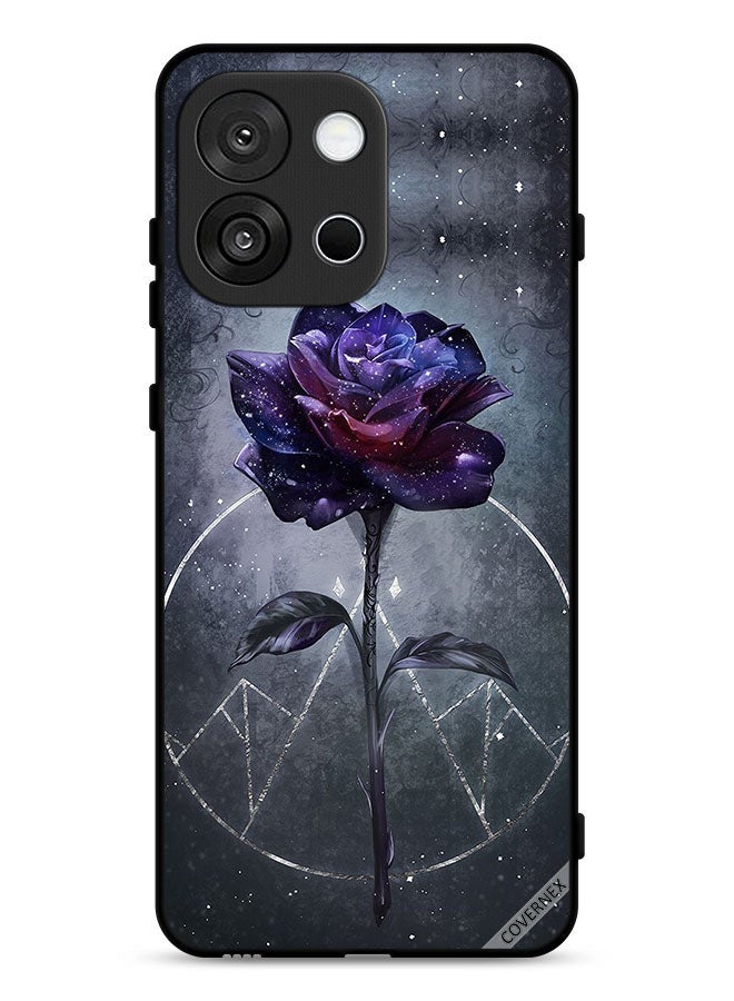 Covernex OnePlus 13s Protective Case Cover Dark Flower Wallpaper - Image 1