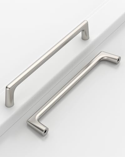 Coinkoly 10 Pack 614160mm Brushed Satin Nickel Cabinet Pulls Kitchen Cabinet Handles Drawer Dresser Handle Cupboard Hardware for Cabinets - Image 1