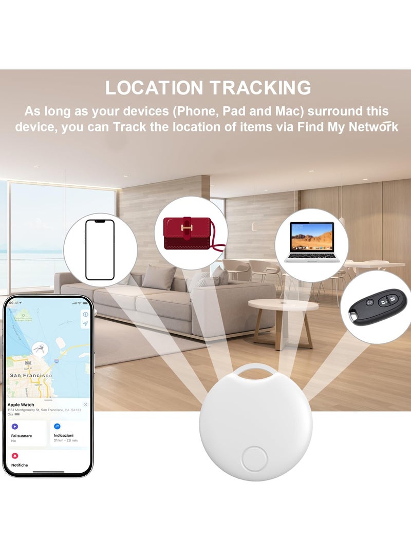 LumsAura Key Finder for iPhone – Apple Find My Compatible Item Tracker, Anti-Loss Global Positioning Tag for Purses/Bags/Luggage (Black)  - Image 5