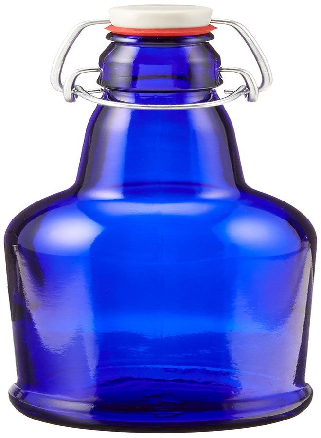 FastRack Swing Top Glass Bottles |16 oz - 2 Bottles | Cobalt Blue Flip Top Glass Bottle for Home Brewing, Carbonated Drinks, Kombucha, Fermentation, Water Food Grade - ECO Friendly - Image 2