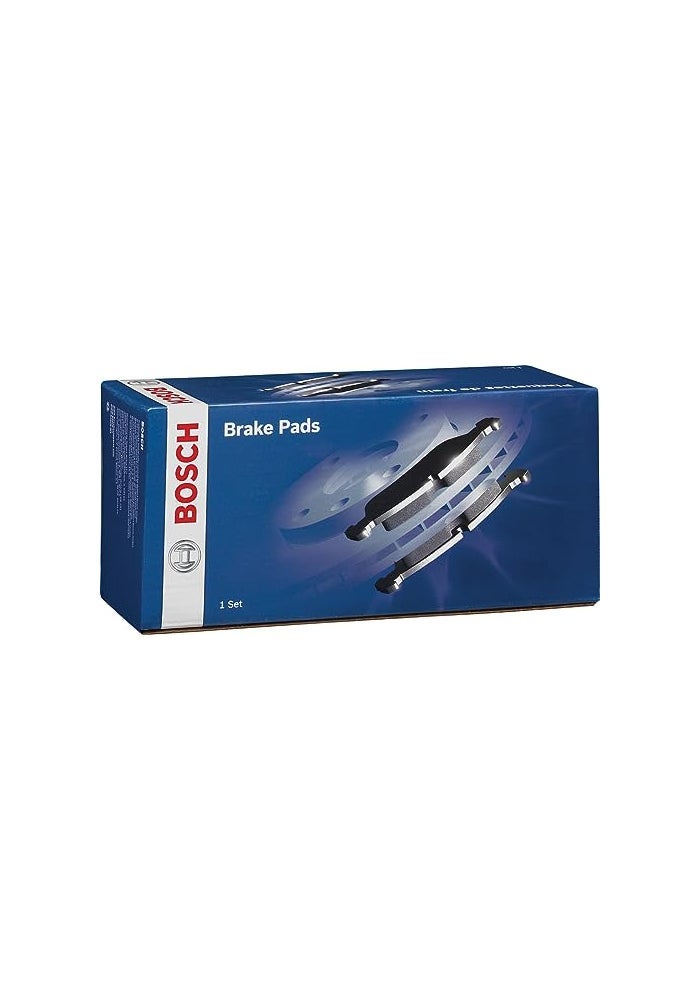 BOSCH BE1543H Blue Ceramic Disc Brake Pad Set With Hardware Compatible With Select Hyundai Elantra Elantra Coupe Elantra GT Kia Forte Forte Koup Forte5 FRONT - Image 1