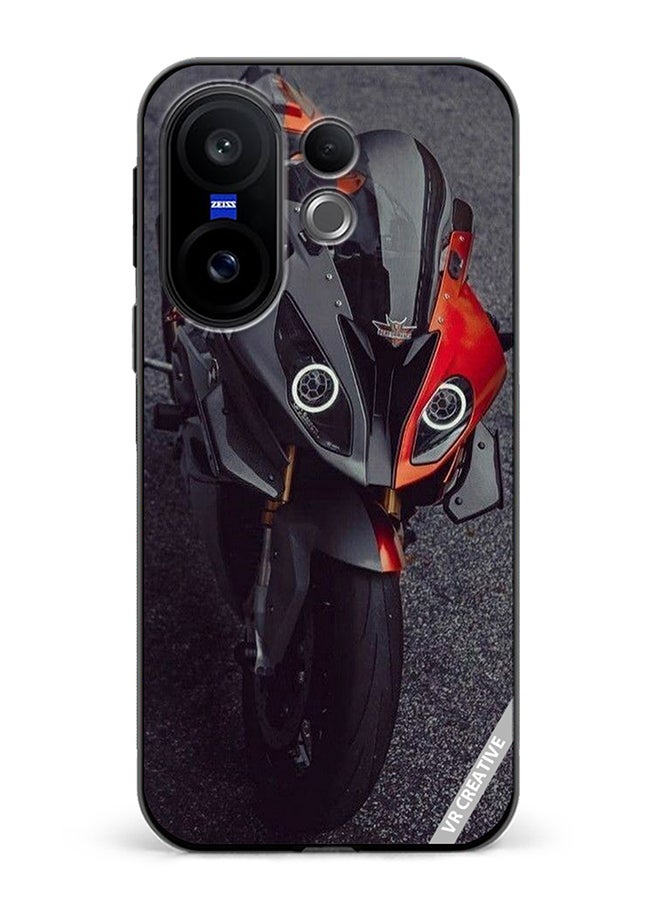 Protective Case Cover For Vivo X200 FE Bike Design Multicolour