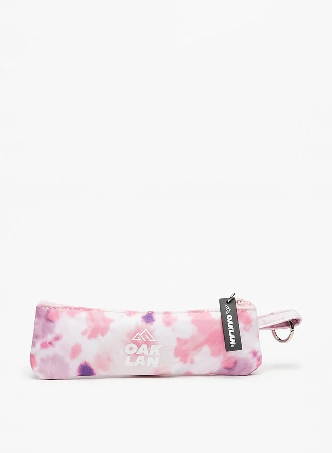 Oaklan by Shoexpress Logo Print Backpack with Lunch Bag and Pencil Pouch - 42x30x16 cm