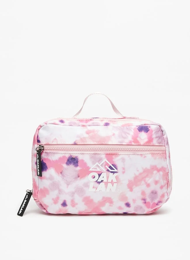 Oaklan by Shoexpress Logo Print Backpack with Lunch Bag and Pencil Pouch - 42x30x16 cm