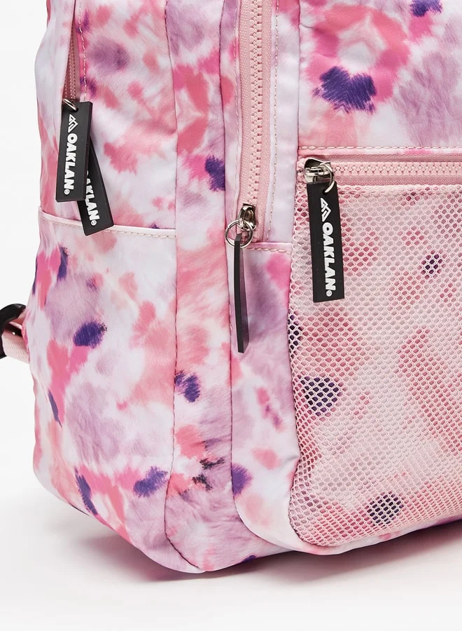 Oaklan by Shoexpress Logo Print Backpack with Lunch Bag and Pencil Pouch - 42x30x16 cm