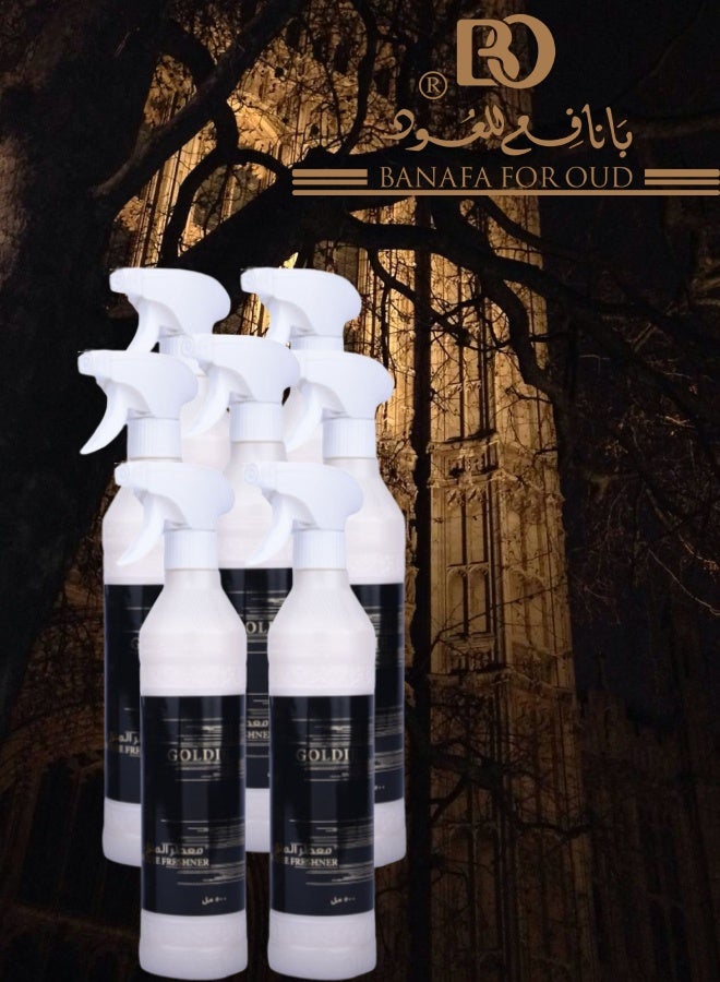 Banafa 7 Pieces Goldie House Freshener 500ML - Image 1