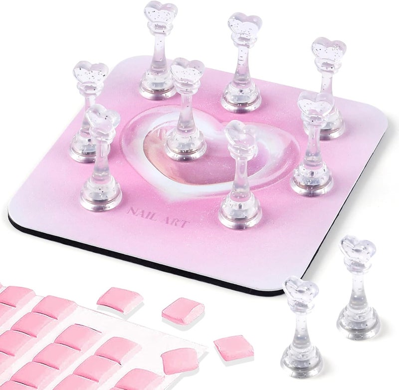 ANGNYA nail stand set (Pink) - Image 1