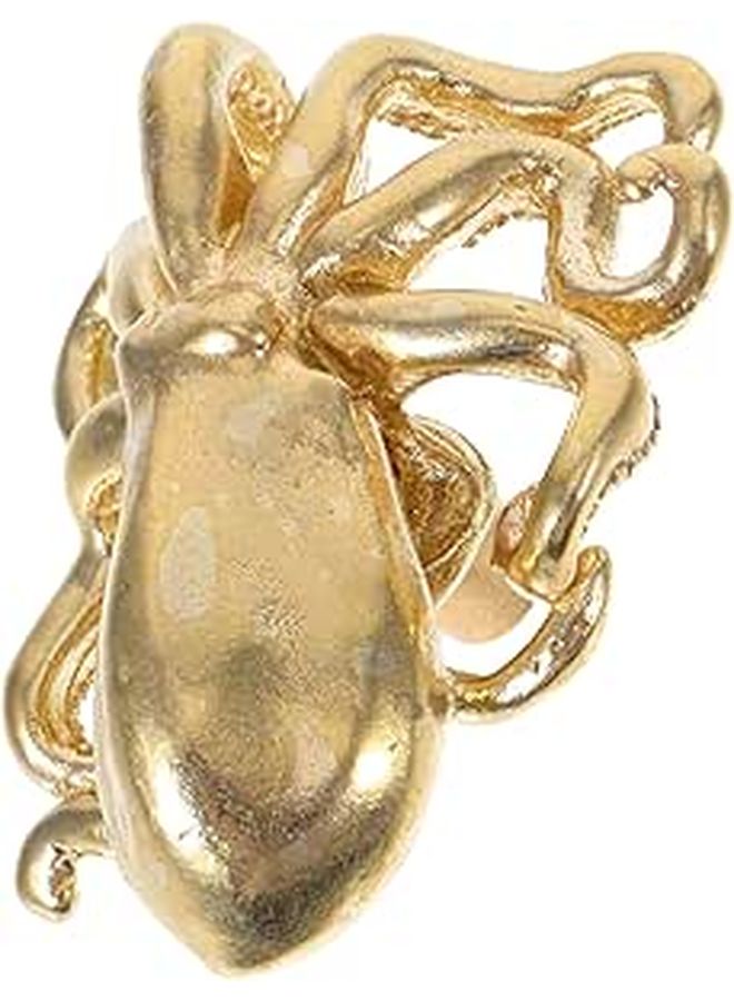 Anti Theft Octopus Cabinet Knob Drawer Pull Handle Brass Nautical Marine Animal Theme Wardrobe Knobs - Image 1