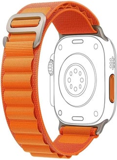 Generic Generic Alpine Loop for Apple Watch Compatible with Apple Watch 49mm 45mm 44mm 42mm, Durable Nylon Solo Loop Sport Strap with Titanium G Hook for iWatch Utral/SE Series 8 7 6 5 4 