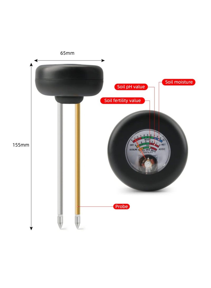 Soil Moisture Meter, 3-in-1 Soil Fertility/Moisture/pH Tester for Garden, Lawns, Farm, Indoor, Outdoor - Image 5