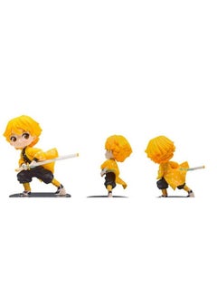 Trunkin Trunkin Demon Slayer Zenitsu Agatsuma Kimetsu No Yaiba Action Figure Height 13.5 cm Multicolor PVC Figurine to be Assembled (No Box)  - Image 5