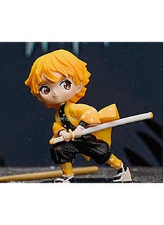 Trunkin Trunkin Demon Slayer Zenitsu Agatsuma Kimetsu No Yaiba Action Figure Height 13.5 cm Multicolor PVC Figurine to be Assembled (No Box)  - Image 4