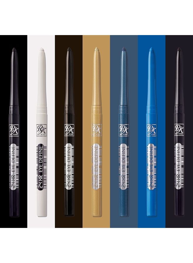Ruby Kisses Waterproof 24HR Eye Define Eyeliner (1 Count, White Out) - Image 5