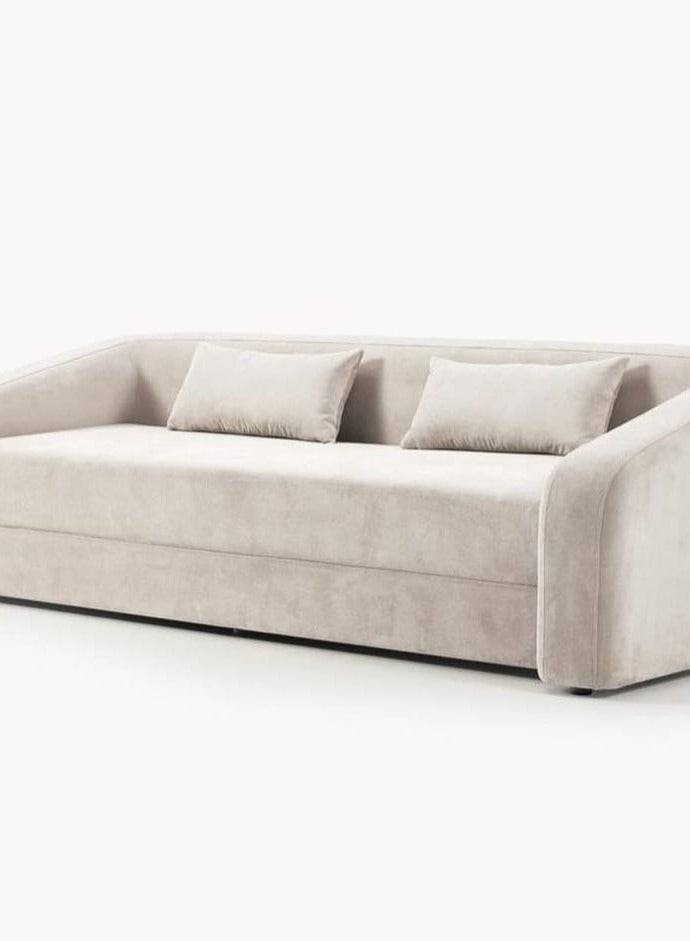 Other Manufacturer Sofa suitable for three people, soft velvet fabric, size 210*85*90 cm, seat height 45 cm - Image 3