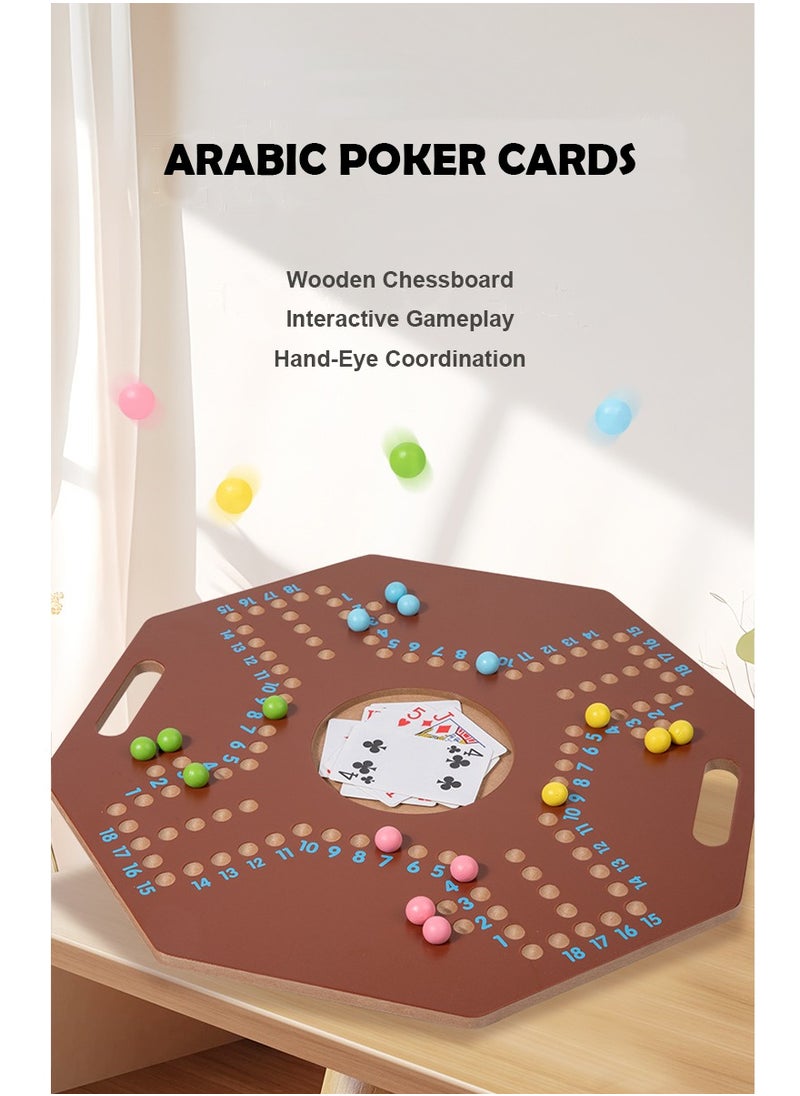 Board Game Card Game Jackaroo Arabic Pinball Card Game Family Entertainment Parent-Child Toys  with Playing Cards  - Image 1