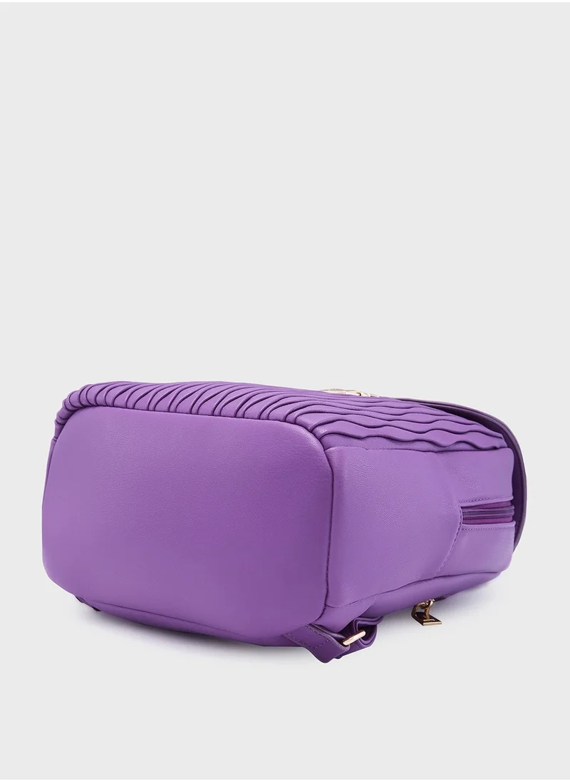 CAPRESE CAPRESE-SHELBEE FASHION BACKPACK MEDIUM PURPLE