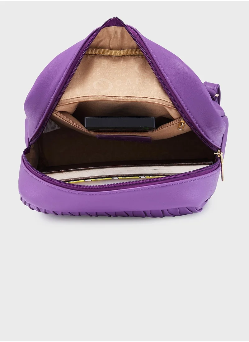 CAPRESE CAPRESE-SHELBEE FASHION BACKPACK MEDIUM PURPLE