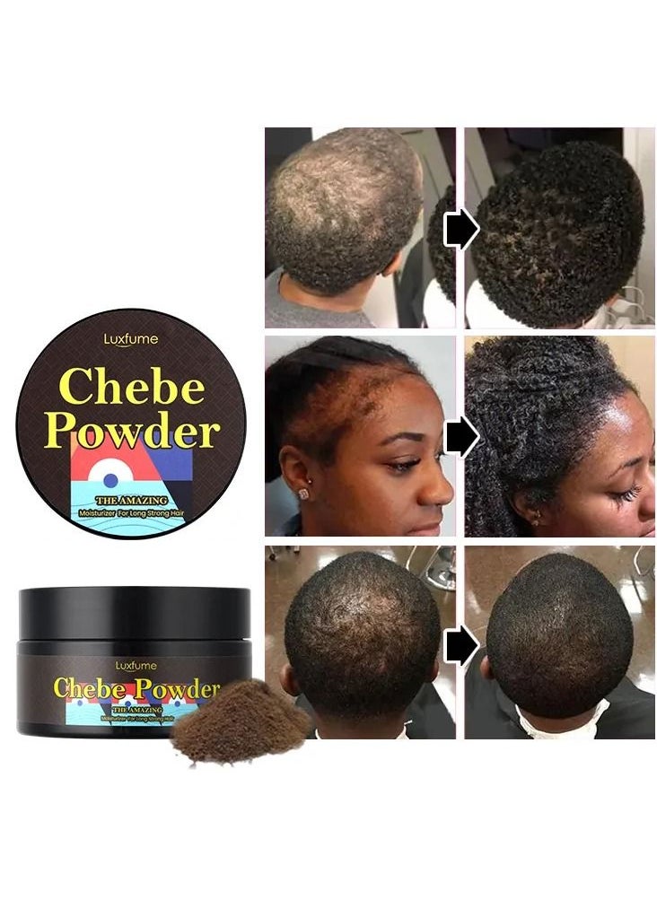 Luxfume Chebe Powder Authentic From Miss Sahel Chad, Africa. Hair Growth Formula Super Moisturizing All Natural Hair Mask. 100% Authentic African Hair Growth Powder 30g  - Image 4